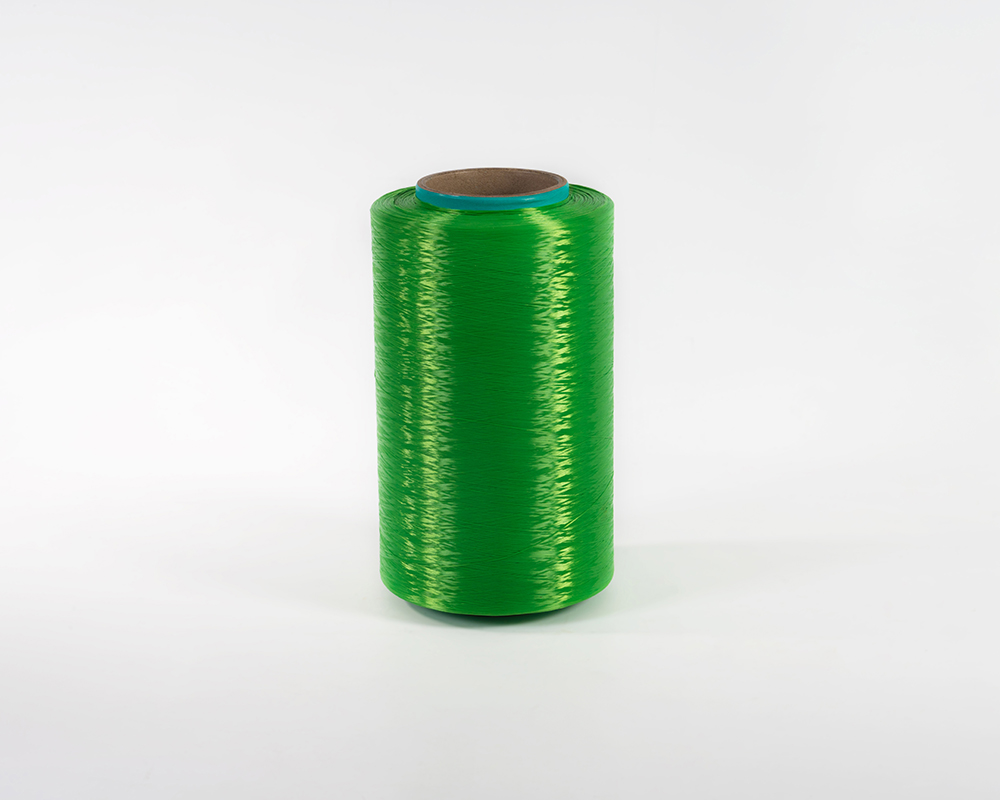 What is the main function of High strength and low shrinkage colored polyester filament